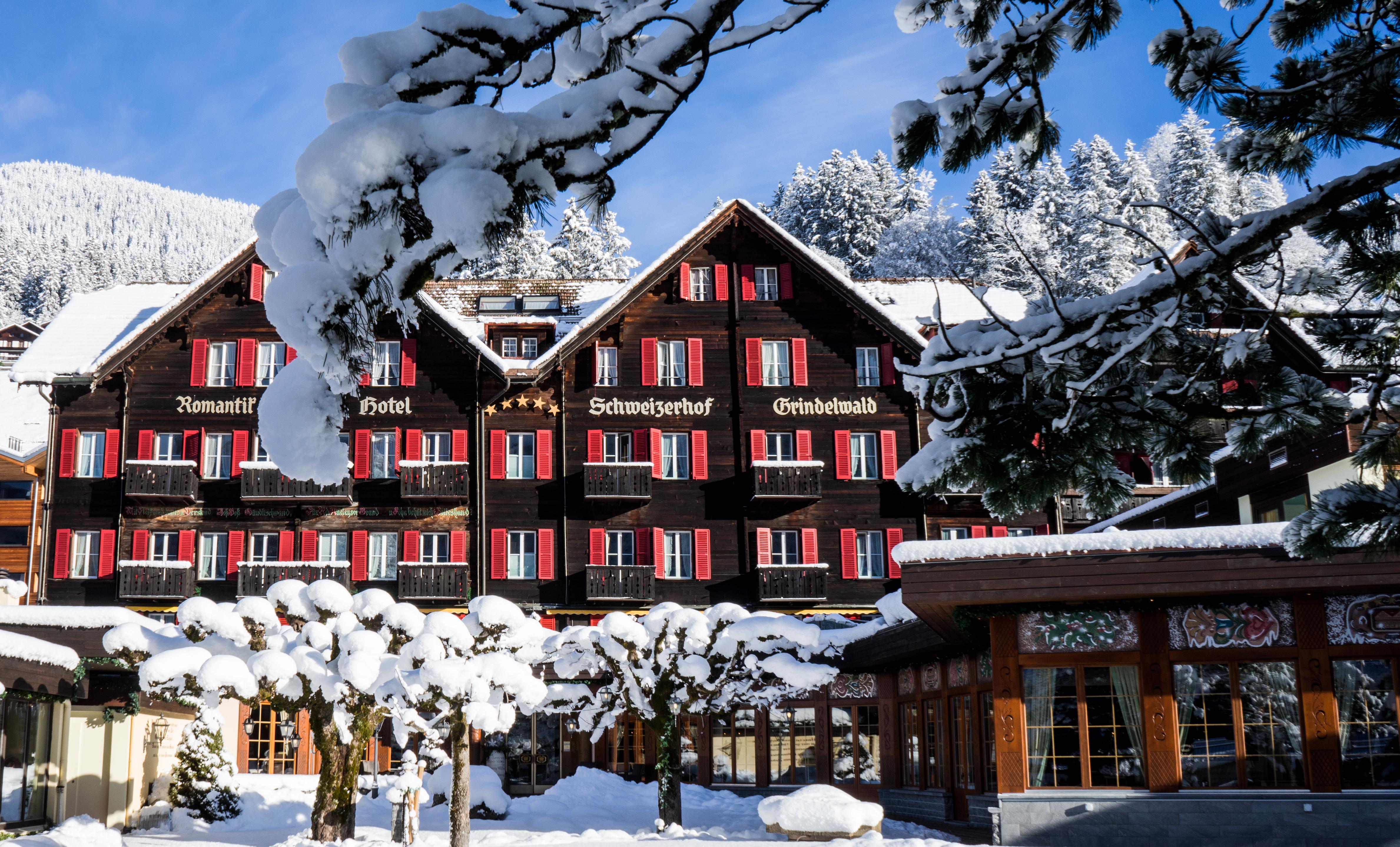 Romantik Hotel Schweizerhof Grindelwald Exterior foto