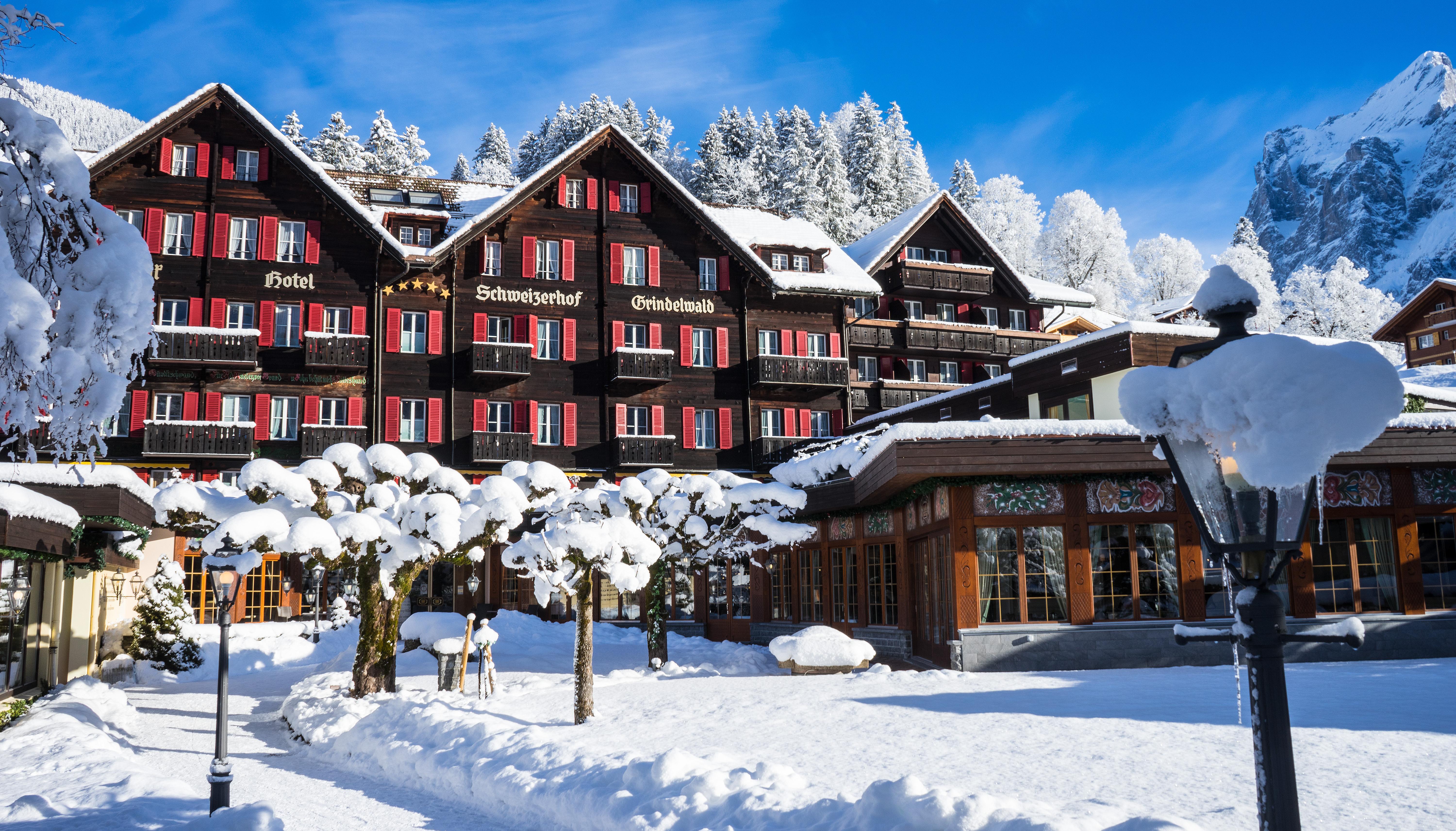 Romantik Hotel Schweizerhof Grindelwald Exterior foto